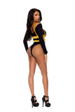 Elegant Moments Yellow Leather Harness L3206 - Elegant Moments - Flyclothing LLC