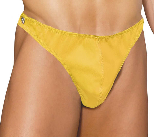Elegant Moments Yellow Men's Thong W Side Snap L9864 - Elegant Moments - Flyclothing LLC