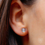 Labradorite Stabilization Earrings - Conscious Items - Flyclothing LLC