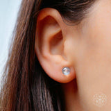 Labradorite Stabilization Earrings - Conscious Items - Flyclothing LLC