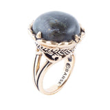 Black Labradorite and Golden Statement Ring - Barse Jewelry - Flyclothing LLC