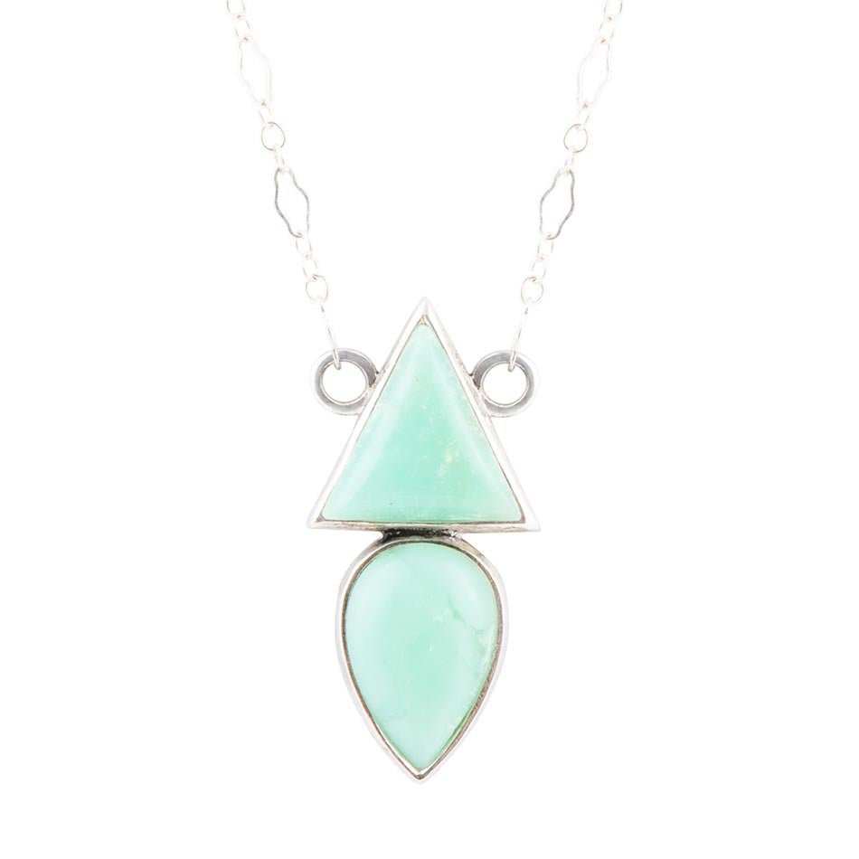 Lahana Green Chrysoprase and Sterling Silver Necklace - Barse Jewelry - Flyclothing LLC