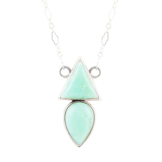 Lahana Green Chrysoprase and Sterling Silver Necklace - Barse Jewelry - Flyclothing LLC