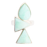 Lahana Green Chrysoprase and Sterling Silver Statement Ring - Barse Jewelry - Flyclothing LLC