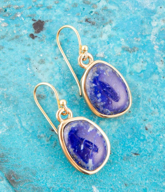 Lapis and Bronze Earrings - Barse Jewelry - Flyclothing LLC