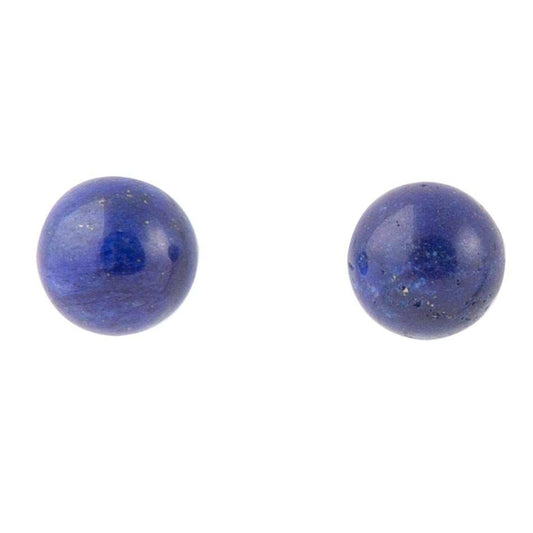 Blue Lapis Sterling Silver Stud Earrings - Barse Jewelry - Flyclothing LLC