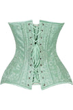 Daisy Corsets Lavish 2 PC Mint Green Brocade Corset & Black Lace Skirt Set - Daisy Corsets - Flyclothing LLC