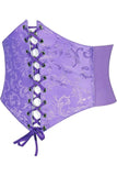 Daisy Corsets Lavish Lavender Brocade Corset Belt Cincher - Daisy Corsets - Flyclothing LLC