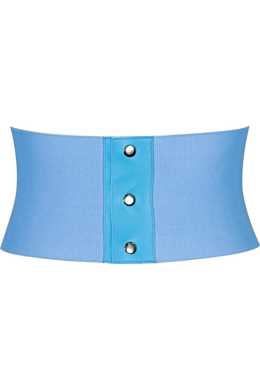 Daisy Corsets Lavish Lt Blue Brocade Corset Belt Cincher - Daisy Corsets - Flyclothing LLC