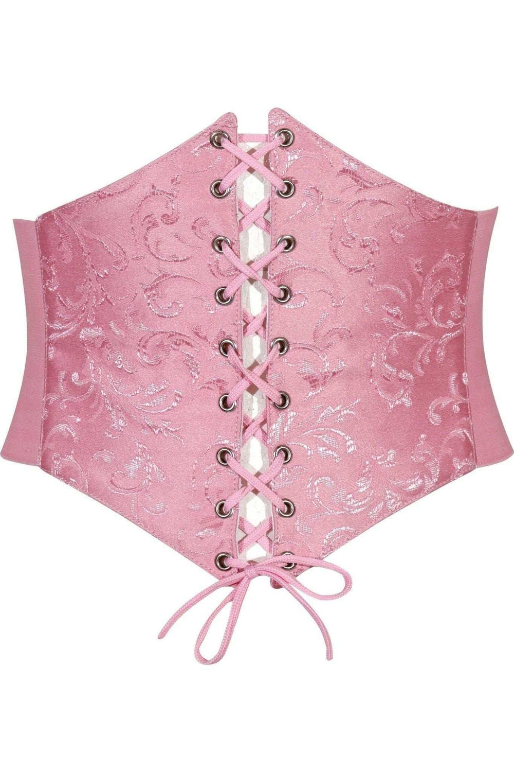 Daisy Corsets Lavish Lt Pink Brocade Corset Belt Cincher - Daisy Corsets - Flyclothing LLC
