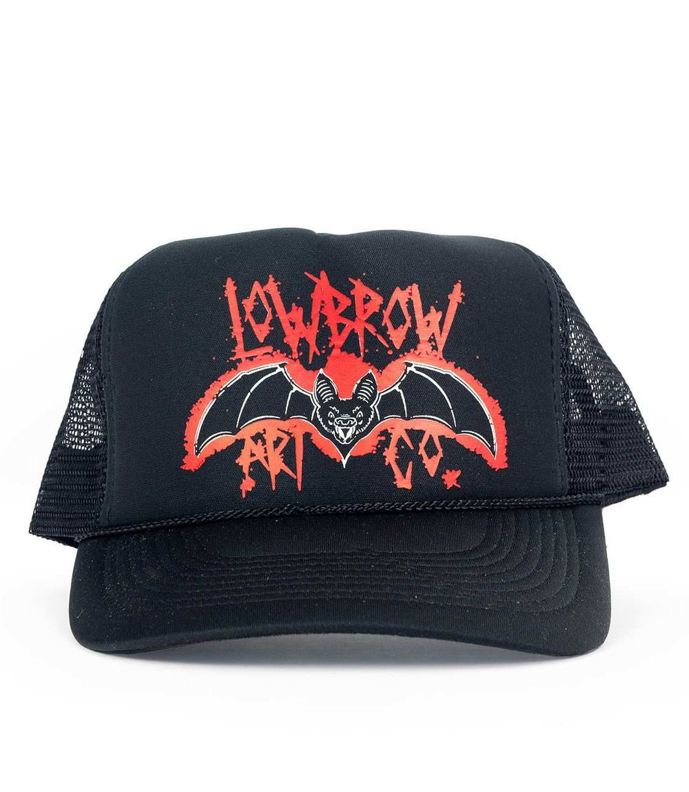 Black Market Art Company Bat & Foam Snap Back Trucker Hat Print - Black Market Art Company - Flyclothing LLC