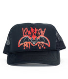 Black Market Art Company Bat & Foam Snap Back Trucker Hat Print - Black Market Art Company - Flyclothing LLC