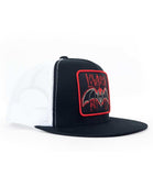 Black Market Art Company Lowbrow Bat & Classic Two Tone Trucker Hat Print - Black Market Art Company - Flyclothing LLC