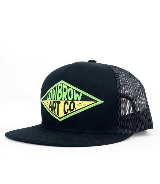Black Market Art Company Lowbrow Monster Trucker Hat Print - Black Market Art Company - Flyclothing LLC