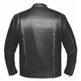 Icon - Mens Ultra Leather Jacket - Unik Just for Bikers - Flyclothing LLC