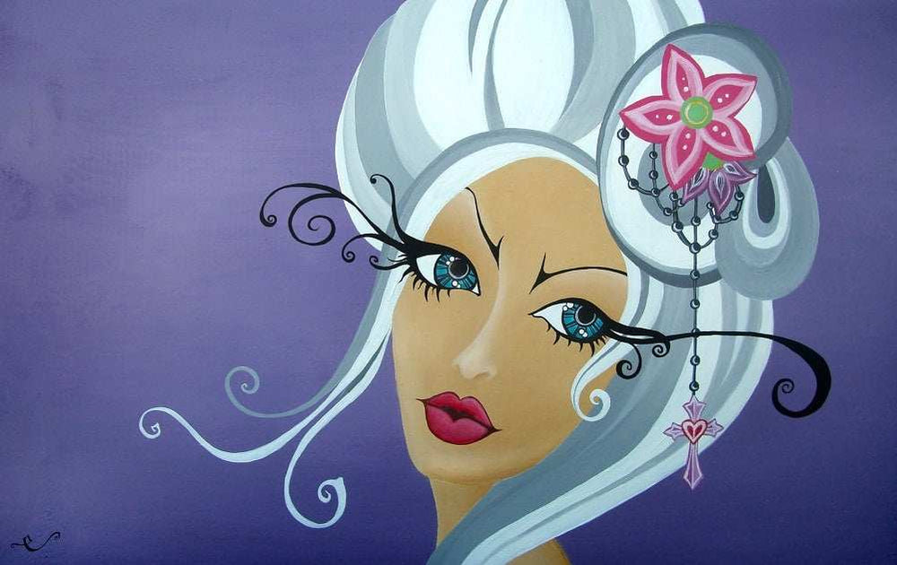 Black Market Art Company Lilac Print - Black Market Art Company - Flyclothing LLC