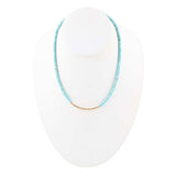 Little Bit Turquoise Golden Bar Necklace - Barse Jewelry - Flyclothing LLC
