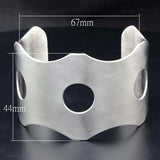 LO1949 - High polished (no plating) Stainless Steel Bangle with No Stone - Alamode - Flyclothing LLC