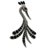LO2393 - Imitation Rhodium White Metal Brooches with Top Grade Crystal in Multi Color - Alamode - Flyclothing LLC