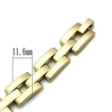 LO2426 - Gold Brass Bracelet with No Stone - Alamode - Flyclothing LLC