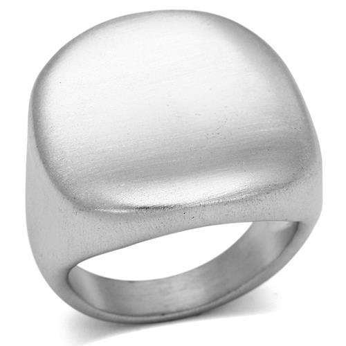 LO2435 - Rhodium+Brushed Brass Ring with No Stone - Alamode - Flyclothing LLC