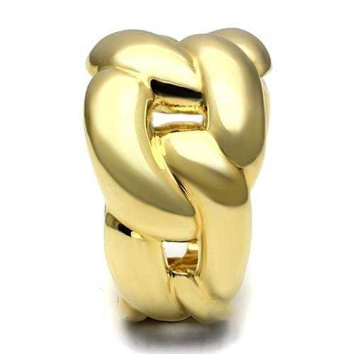 LO2491 - Gold Brass Ring with No Stone - Alamode - Flyclothing LLC