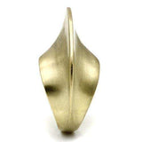 LO2539 - Gold & Brush Brass Ring with No Stone - Alamode - Flyclothing LLC