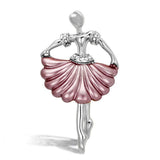 LO2780 - Flash Rose Gold White Metal Brooches with Top Grade Crystal in Clear - Alamode - Flyclothing LLC