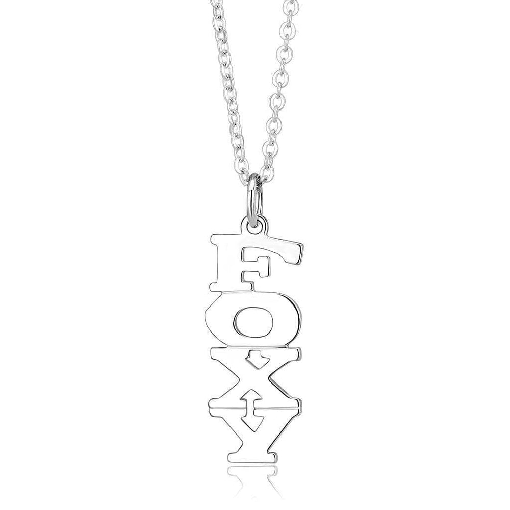 LO337 - Silver Brass Pendant with No Stone - Alamode - Flyclothing LLC