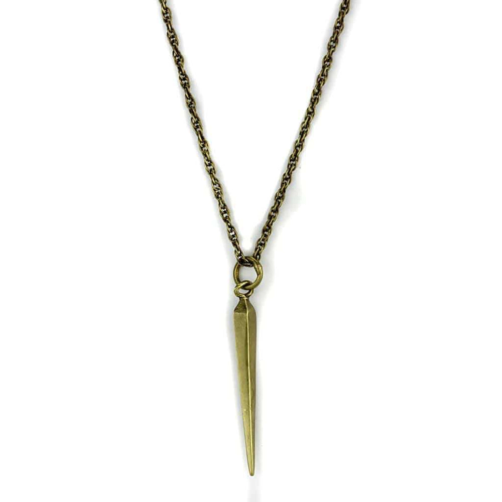 LO3707 - Antique Copper Brass Chain Pendant with No Stone - Alamode - Flyclothing LLC