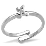LO4005 - Rhodium Brass Ring with No Stone - Alamode - Flyclothing LLC