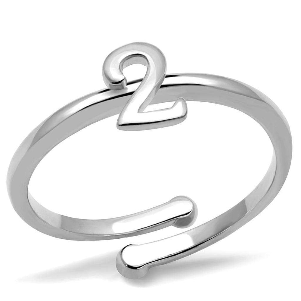 LO4009 - Rhodium Brass Ring with No Stone - Alamode - Flyclothing LLC