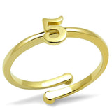 LO4016 - Flash Gold Brass Ring with No Stone - Alamode - Flyclothing LLC