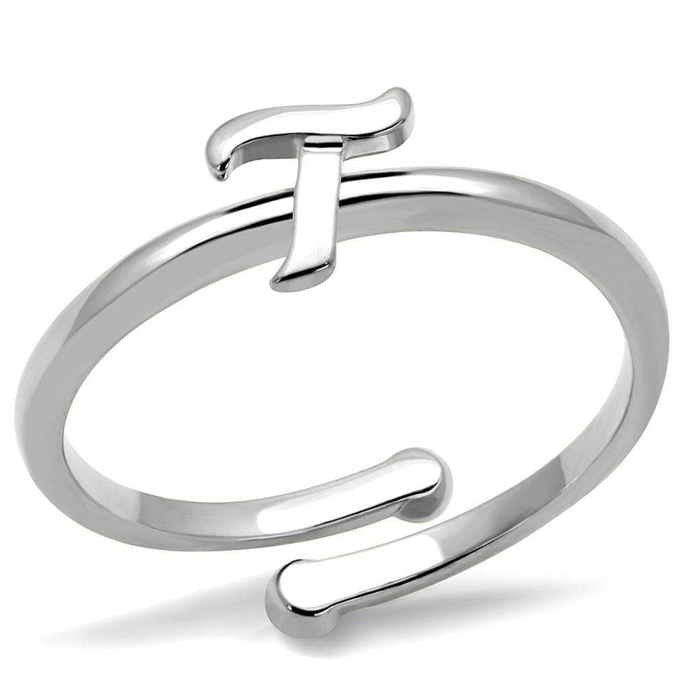 LO4017 - Rhodium Brass Ring with No Stone - Alamode - Flyclothing LLC