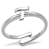 LO4017 - Rhodium Brass Ring with No Stone - Alamode - Flyclothing LLC