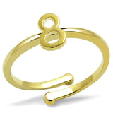 LO4030 - Flash Gold Brass Ring with No Stone - Alamode - Flyclothing LLC