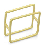 LO4239 - Matte Gold Brass Ring with No Stone - Alamode - Flyclothing LLC