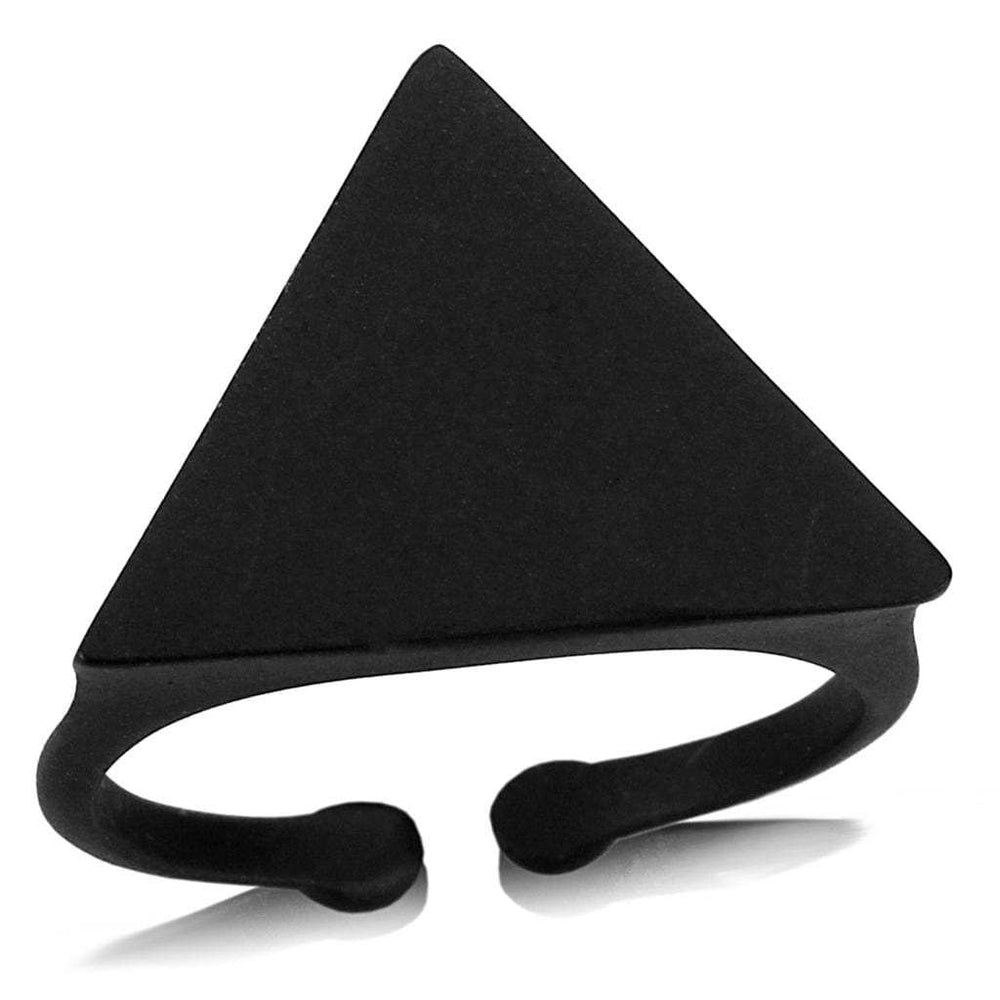 LO4262 - Ruthenium Brass Ring with No Stone - Alamode - Flyclothing LLC