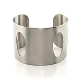 LO483 Stainless Steel Bangle with No Stone in No Stone - Alamode - Flyclothing LLC