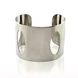 LO484 Stainless Steel Bangle with No Stone in No Stone - Alamode - Flyclothing LLC