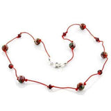 LO740 - Resin Necklace with Epoxy in Multi Color - Alamode - Flyclothing LLC