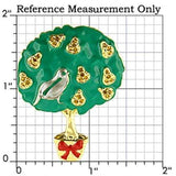 LO834 - Gold+Rhodium White Metal Brooches with Top Grade Crystal in Topaz - Alamode - Flyclothing LLC