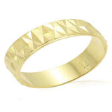 LO981 - Gold Brass Ring with No Stone - Alamode - Flyclothing LLC