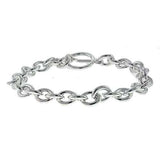 LOA537 - Silver Brass Bracelet with No Stone - Alamode - Flyclothing LLC