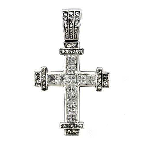 LOAS1326 925 Sterling Silver Pendant with AAA Grade CZ in - Alamode - Flyclothing LLC