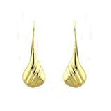 LOAS1335 - Gold 925 Sterling Silver Earrings with No Stone - Alamode - Flyclothing LLC
