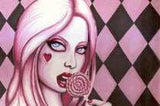 Black Market Art Company Lollipop Print - Black Market Art Company - Flyclothing LLC