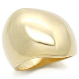 LOS080 - Gold 925 Sterling Silver Ring with No Stone - Alamode - Flyclothing LLC