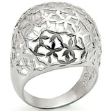 LOS384 - Silver 925 Sterling Silver Ring with No Stone - Alamode - Flyclothing LLC