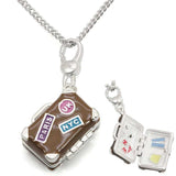 LOS426 - Silver 925 Sterling Silver Chain Pendant with No Stone - Alamode - Flyclothing LLC